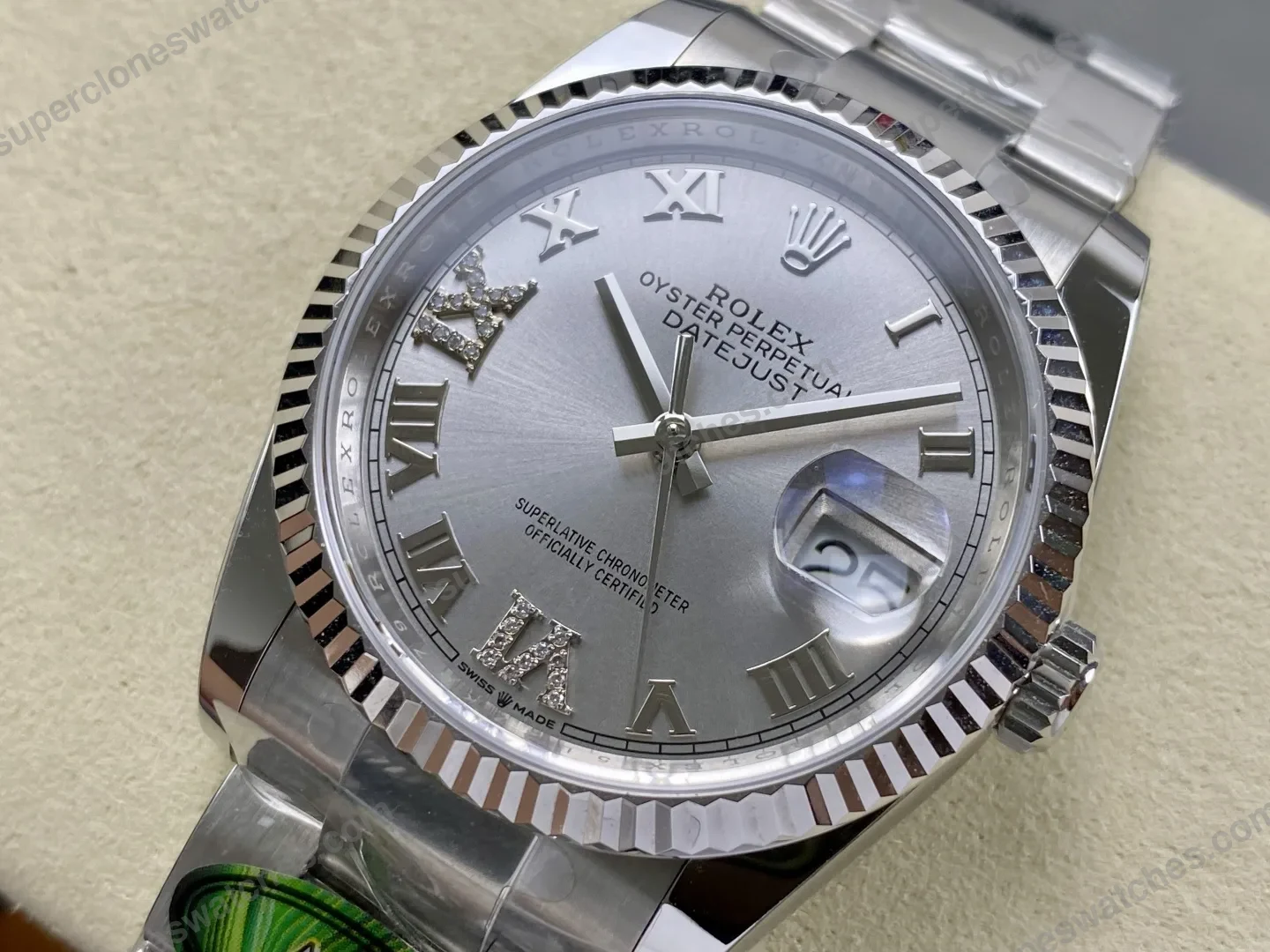 super-clone-rolex-datejust-silver-roman-diamond-dial-126234-0030-36-mm-view-3