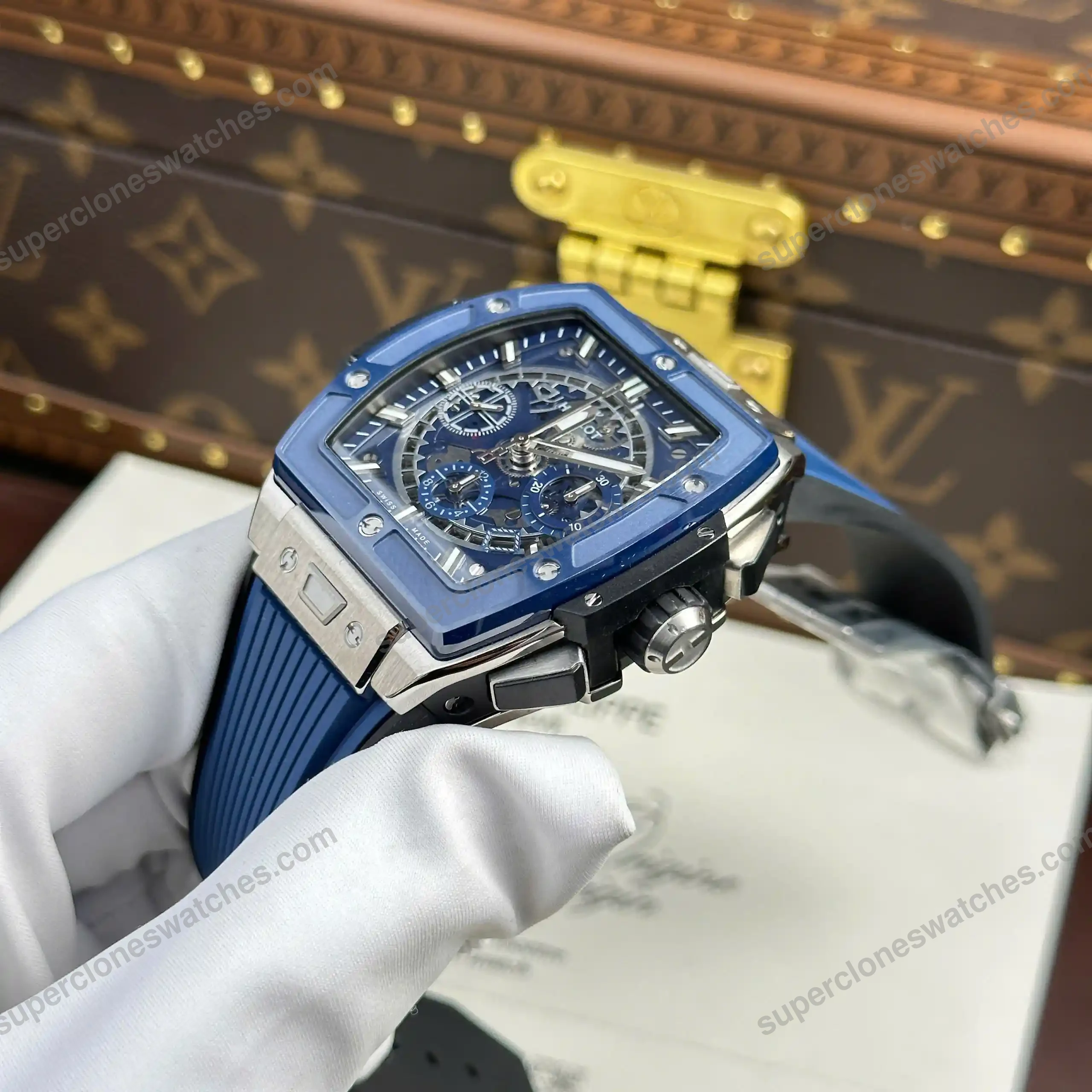Super-Clone-Hublot-Spirit-Of-Big-Bang-Titanium-Blue-Ceramic-42mm-5