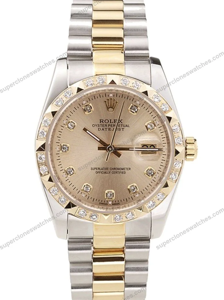 Super-Clone-Rolex-Datejust-Gold-Dial-SRL41-36-mm-1