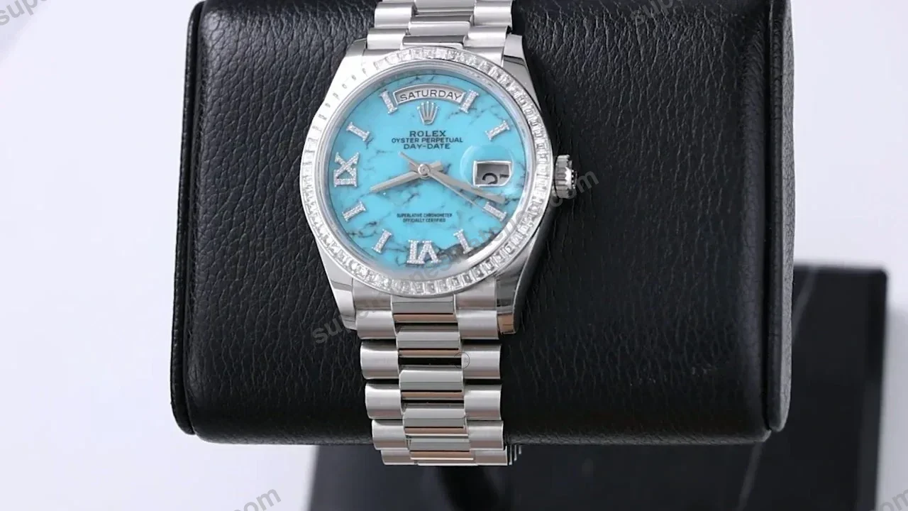 rolex-day-date-36-128396tbr-turquoise-platinum-three-quarter
