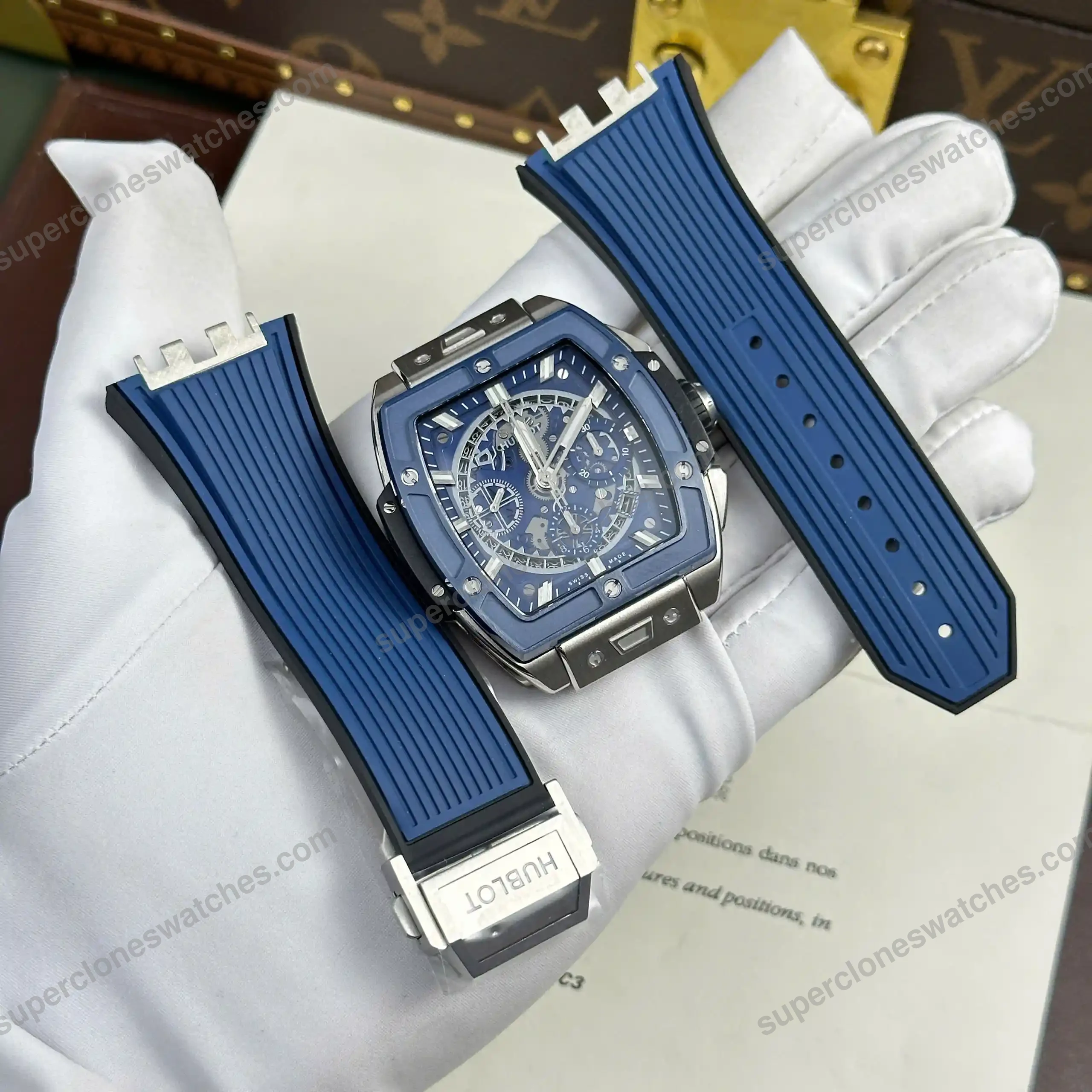 Super-Clone-Hublot-Spirit-Of-Big-Bang-Titanium-Blue-Ceramic-42mm-2