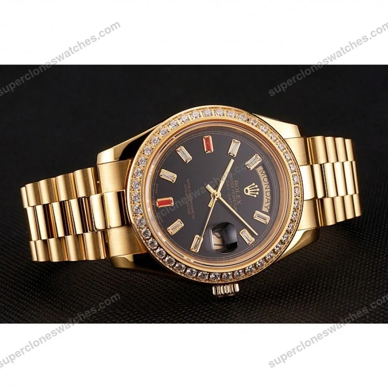 Super-Clone-Rolex-Day-Date-Black-Dial-1454101-36-mm-4