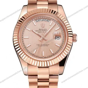 Super-Clone-Rolex-Day-Date-Rose-Gold-Dial-REP016823-40-mm-1
