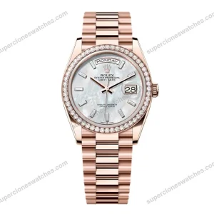 Super-Clone-Rolex-Day-Date-White-Mother-of-Pearl-Diamond-Dial-128345rbr-0077-36-1