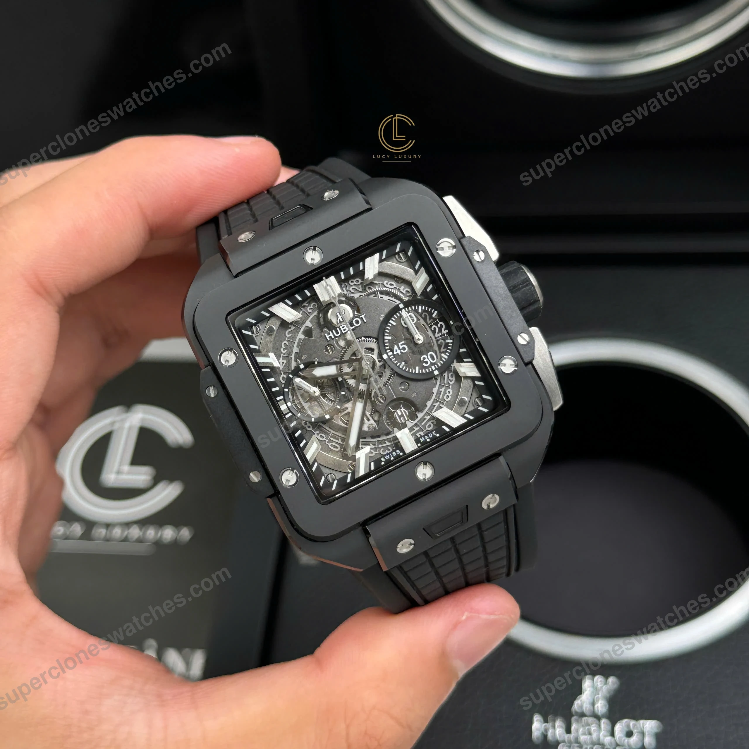 Super-Clone-Hublot-Square-Bang-Unico-821.CI_.0170.RX-821CI0170RX-42mm-Black-Dial-5