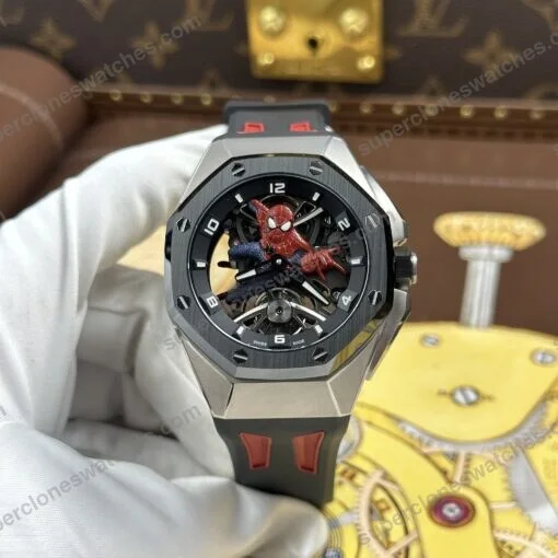 Super-Clone-Audemars-Piguet-Royal-Oak-Concept-Tourbillon-Spider-Man-Limited-Edit-3