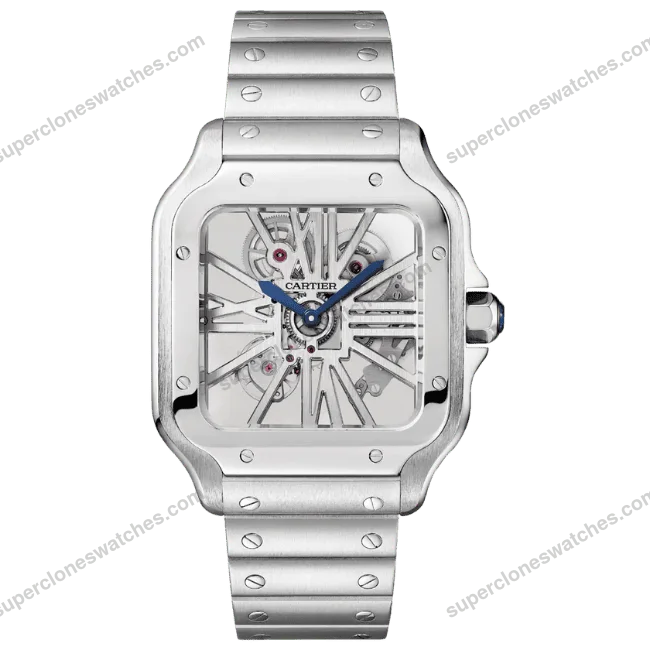 Super-Clone-Cartier-Santos-Large-Skeleton-WHSA0015-39mm-1