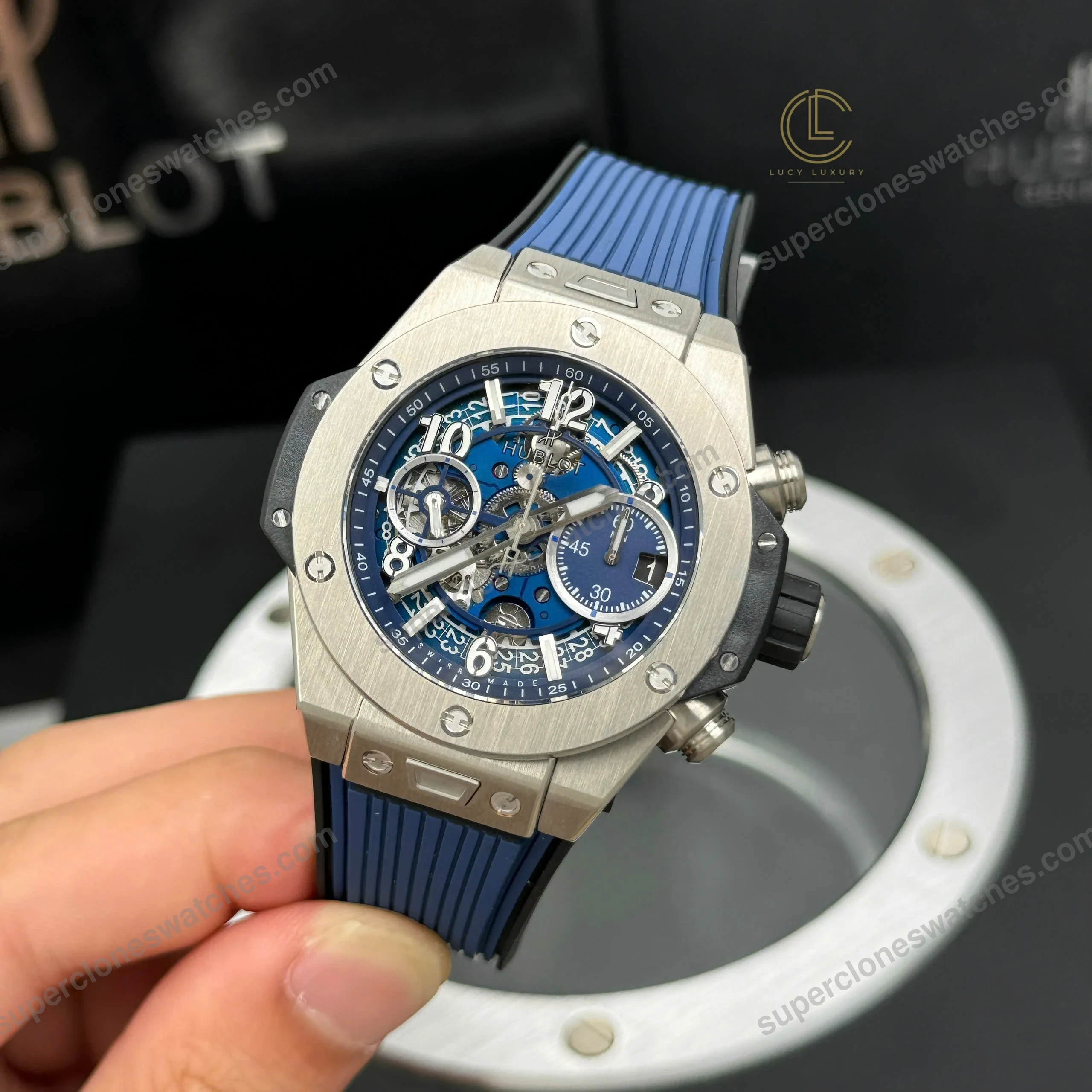 Super-Clone-Hublot-Big-Bang-Unico-441.NX_.5171.RX-42mm-Blue-Dial-3