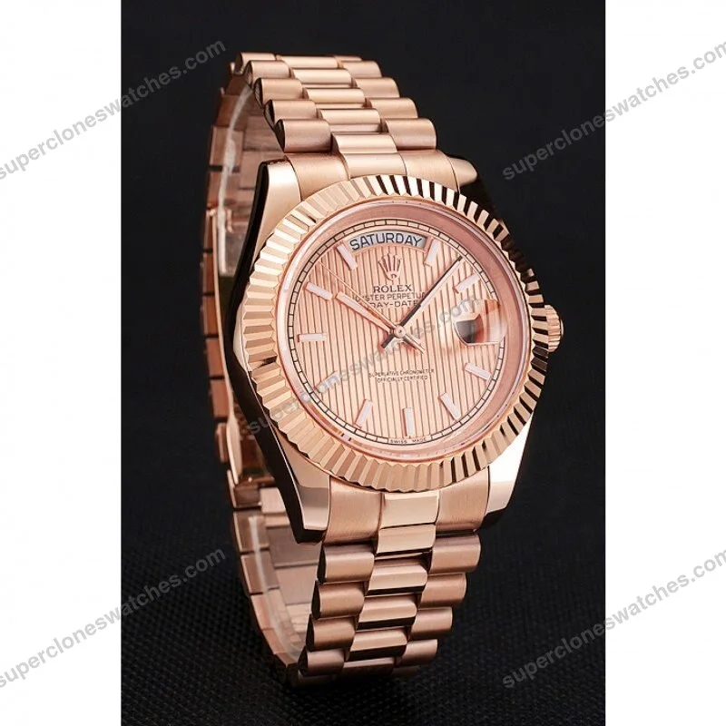 Super-Clone-Rolex-Day-Date-Rose-Gold-Dial-REP016823-40-mm-3