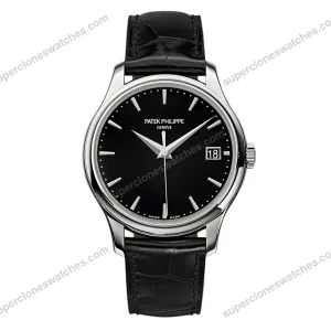 Super-Clone-Patek-Philippe-Calatrava-5227G-001-39mm-Black-Dial-Steel-1