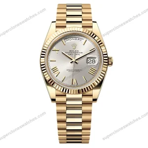 Super-Clone-Rolex-Day-Date-Silver-Dial-228238-0002-40-mm-1
