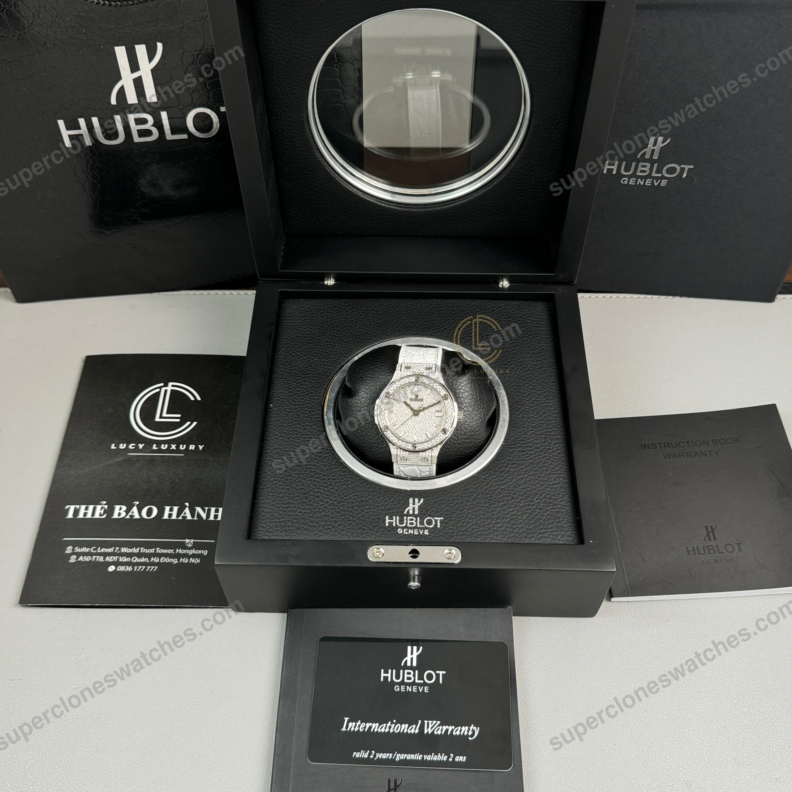 Super-Clone-Hublot-Classic-Fusion-Diamonds-Moissanite-Pave-38mm-Dial-Moissanite-7