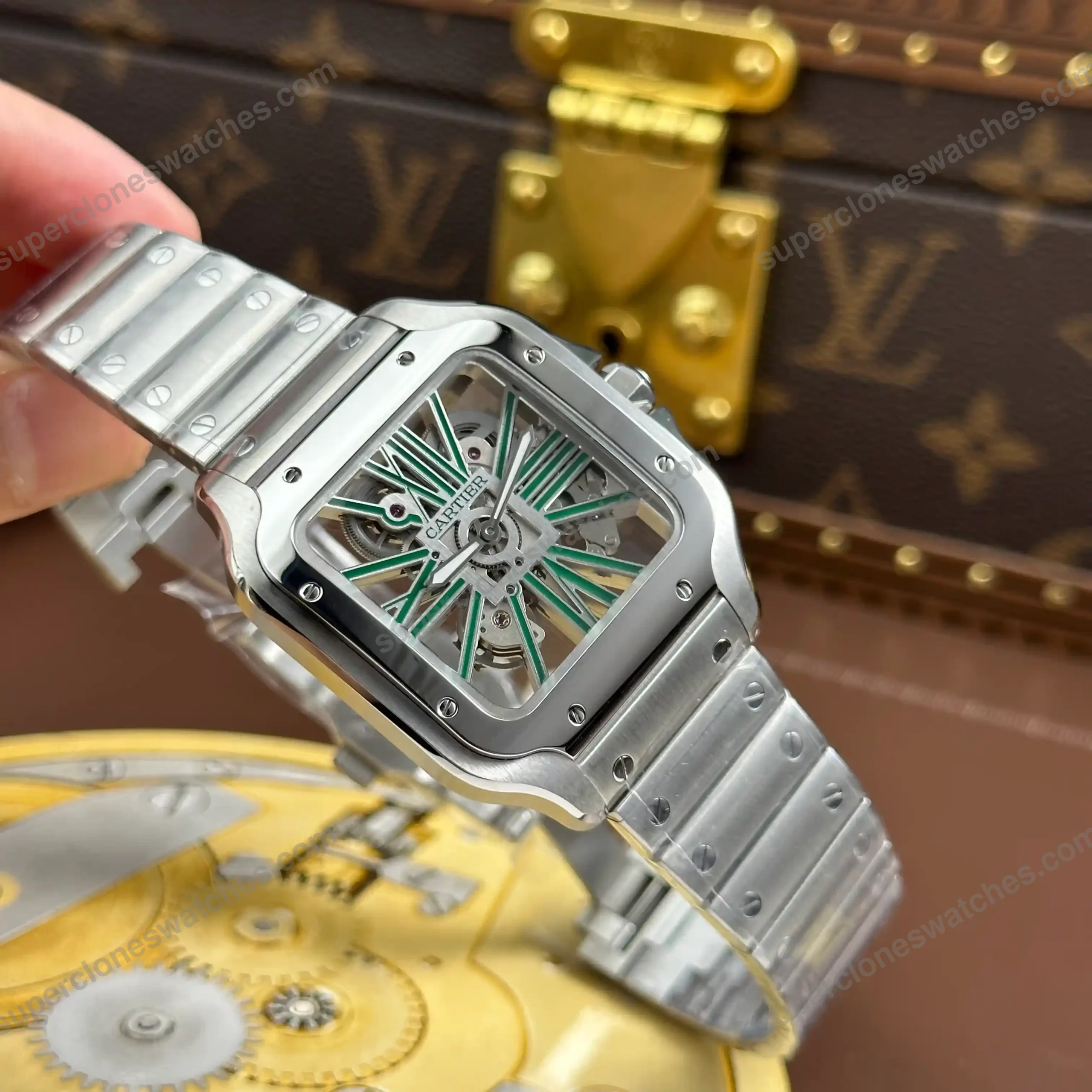 Super-Clone-Cartier-Santos-Large-Skeleton-WHSA0028-39mm-4