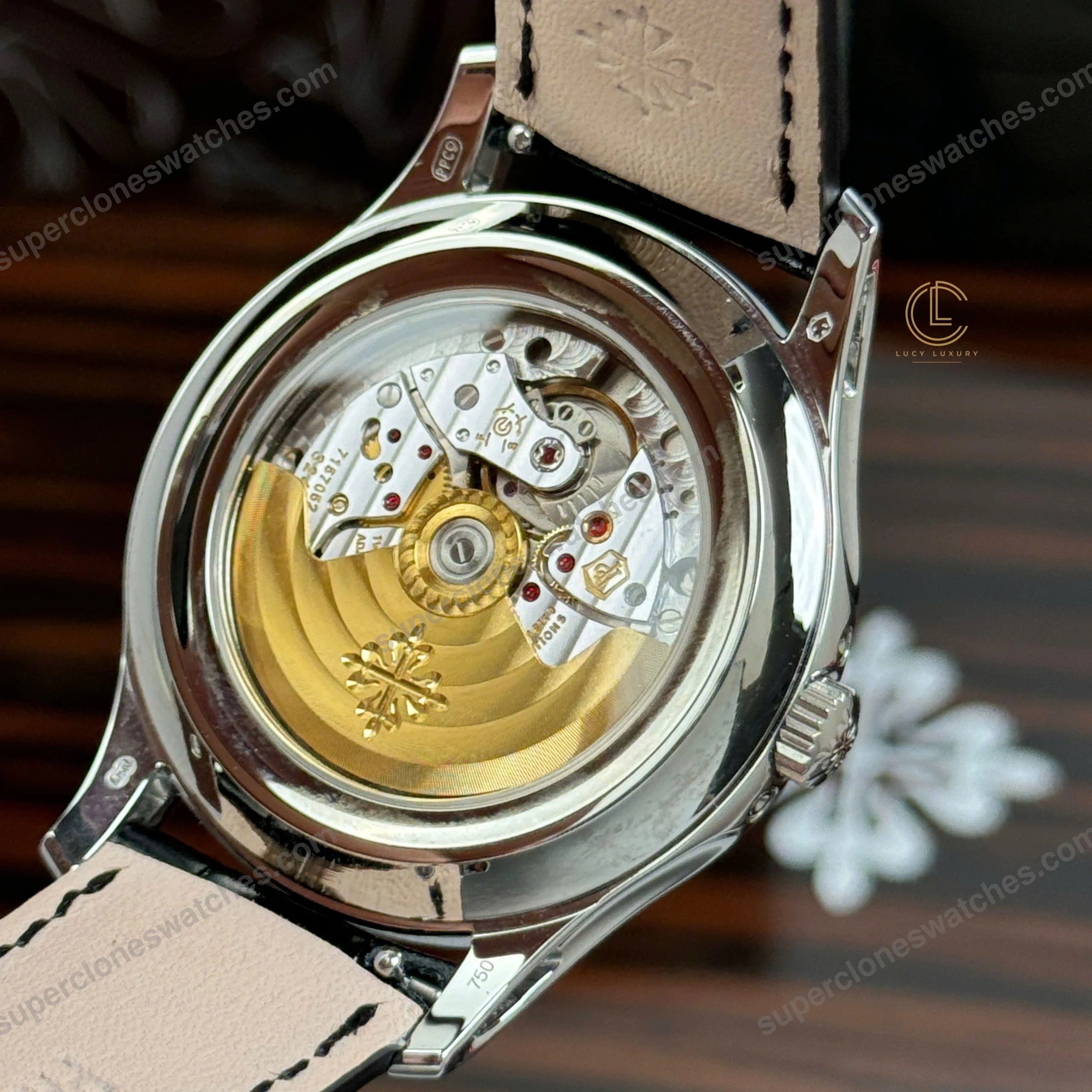Super-Clone-Patek-Philippe-Complications-5205G-001-40mm-White-Dial-Steel-6