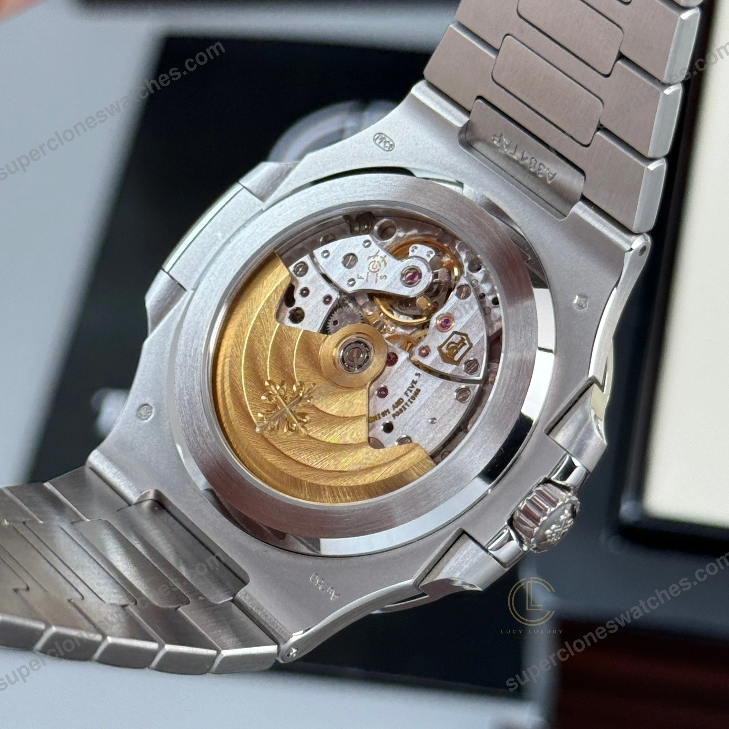 Super-Clone-Patek-Philippe-Nautilus-58111G-001-40mm-MODIFY-Blue-Dial-Stee-7