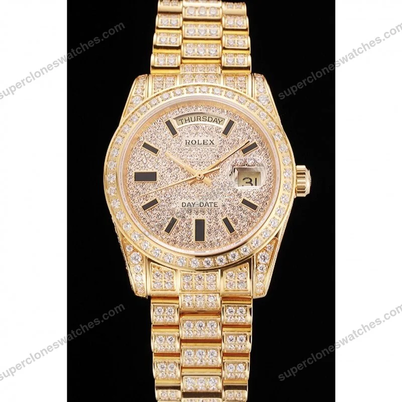 Super-Clone-Rolex-Day-Date-White-Dial-REP016822-36-mm-2
