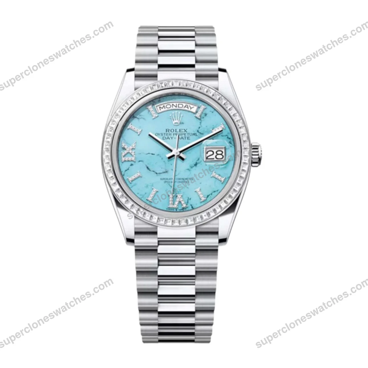 Super-Clone-Rolex-Day-Date-Turquoise-Dial-128396TBR-36-mm-1