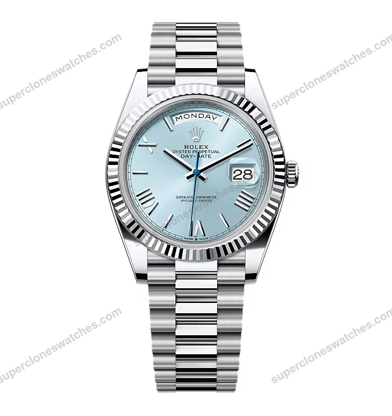 Super-Clone-Rolex-Day-Date-Ice-Blue-Dial-228236-0012-40-mm-1