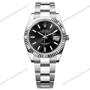 Super-Clone-Rolex-Datejust-Black-Dial-126334-0017-41-mm-1
