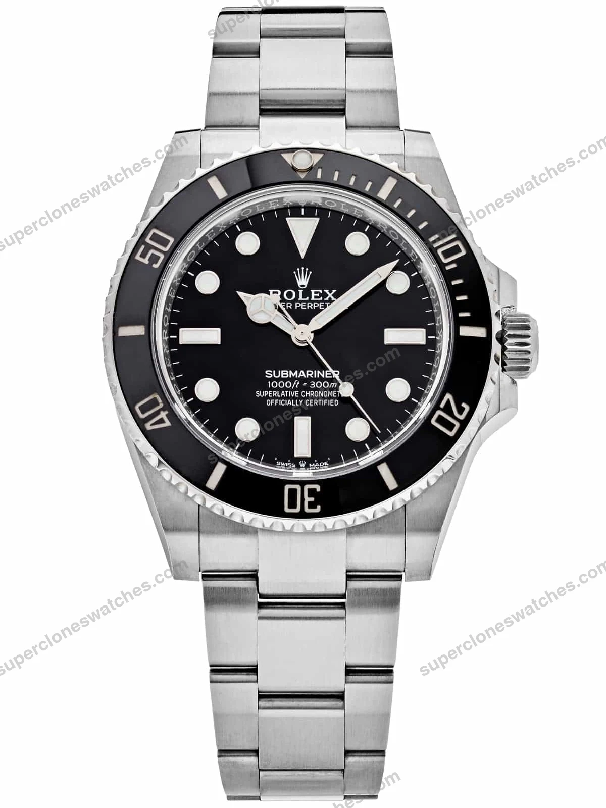 Super-Clone-Rolex-Submariner-Black-Dial-124060-No-Date-1