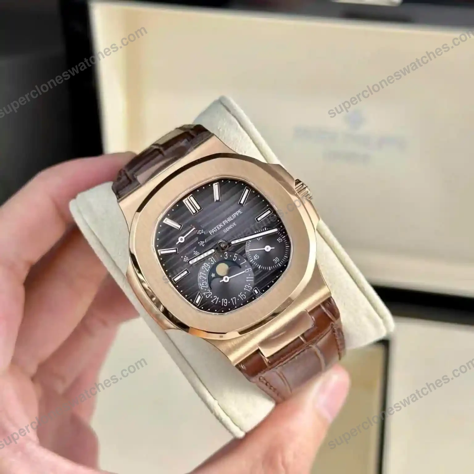 Super-Clone-Patek-Philippe-Nautilus-57121R-–-001-Grey-Dial-V3-3