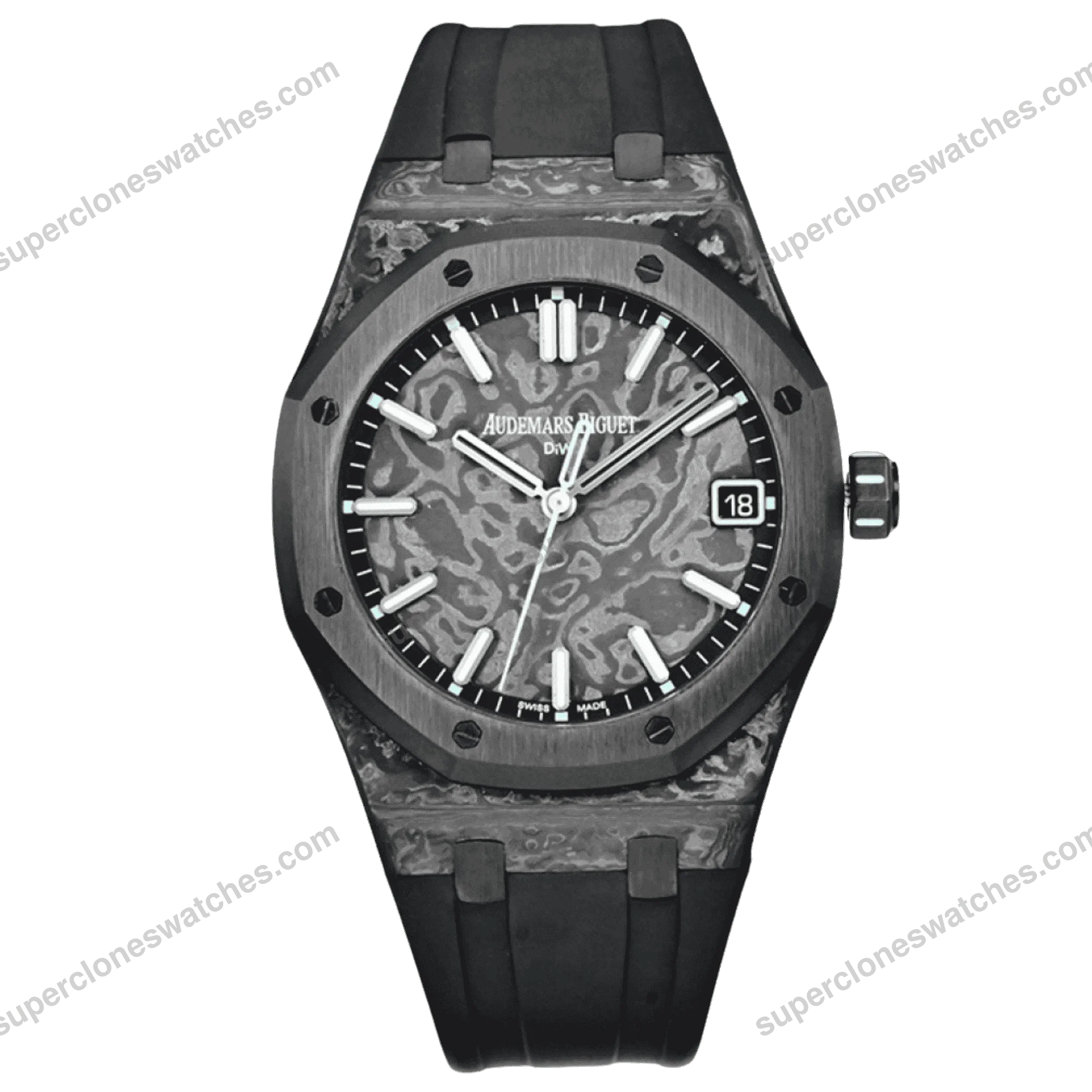 Super-Clone-Audemars-Piguet-Royal-Oak-15500-DiW-Voidline-AQUA-Carbon-41mm-1