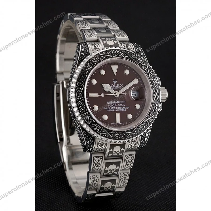 Super-Clone-Rolex-Submariner-Brown-Dial-1454078-3