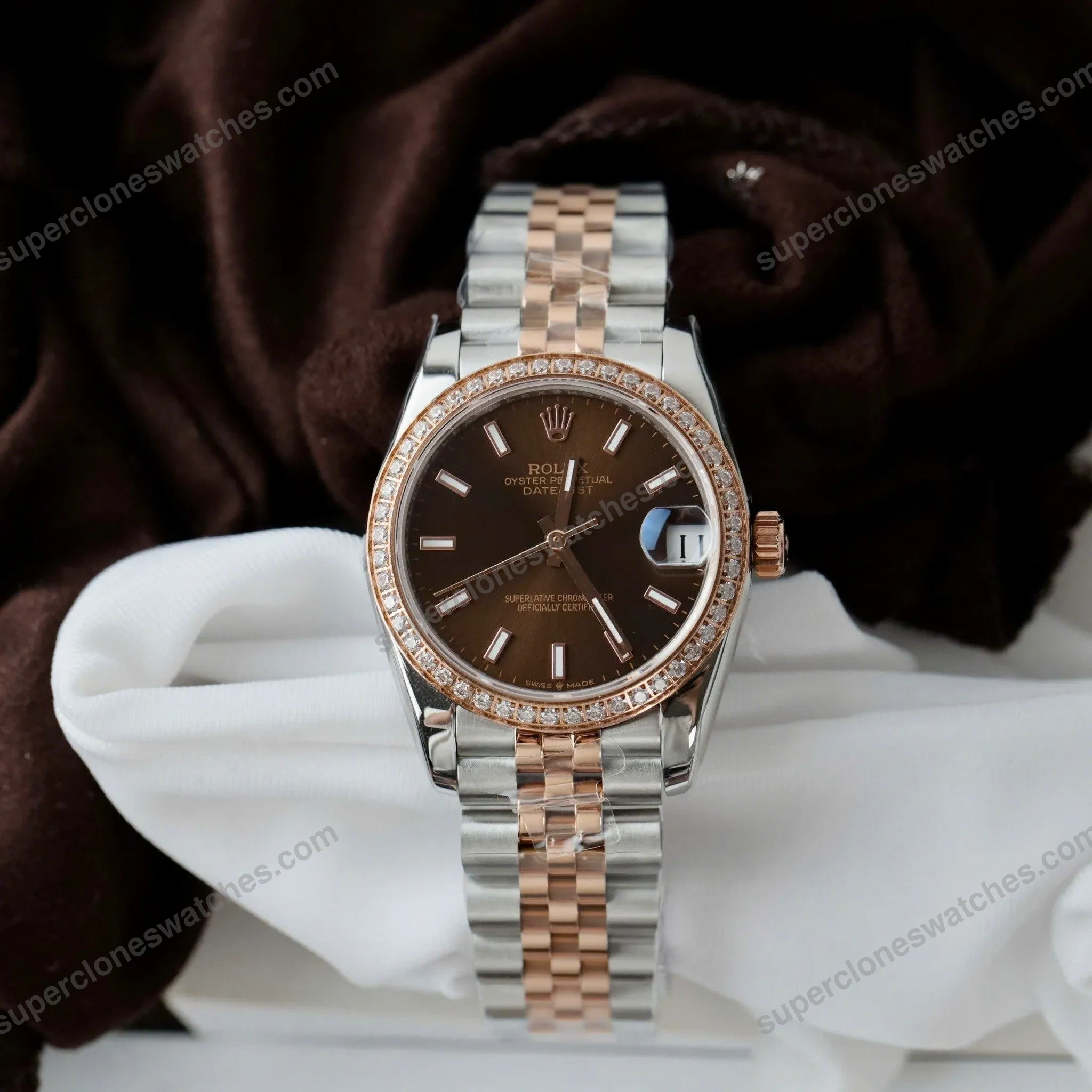 Super-Clone-Rolex-Datejust-Chocolate-Dial-126281RBR-Jubilee-36-mm-2