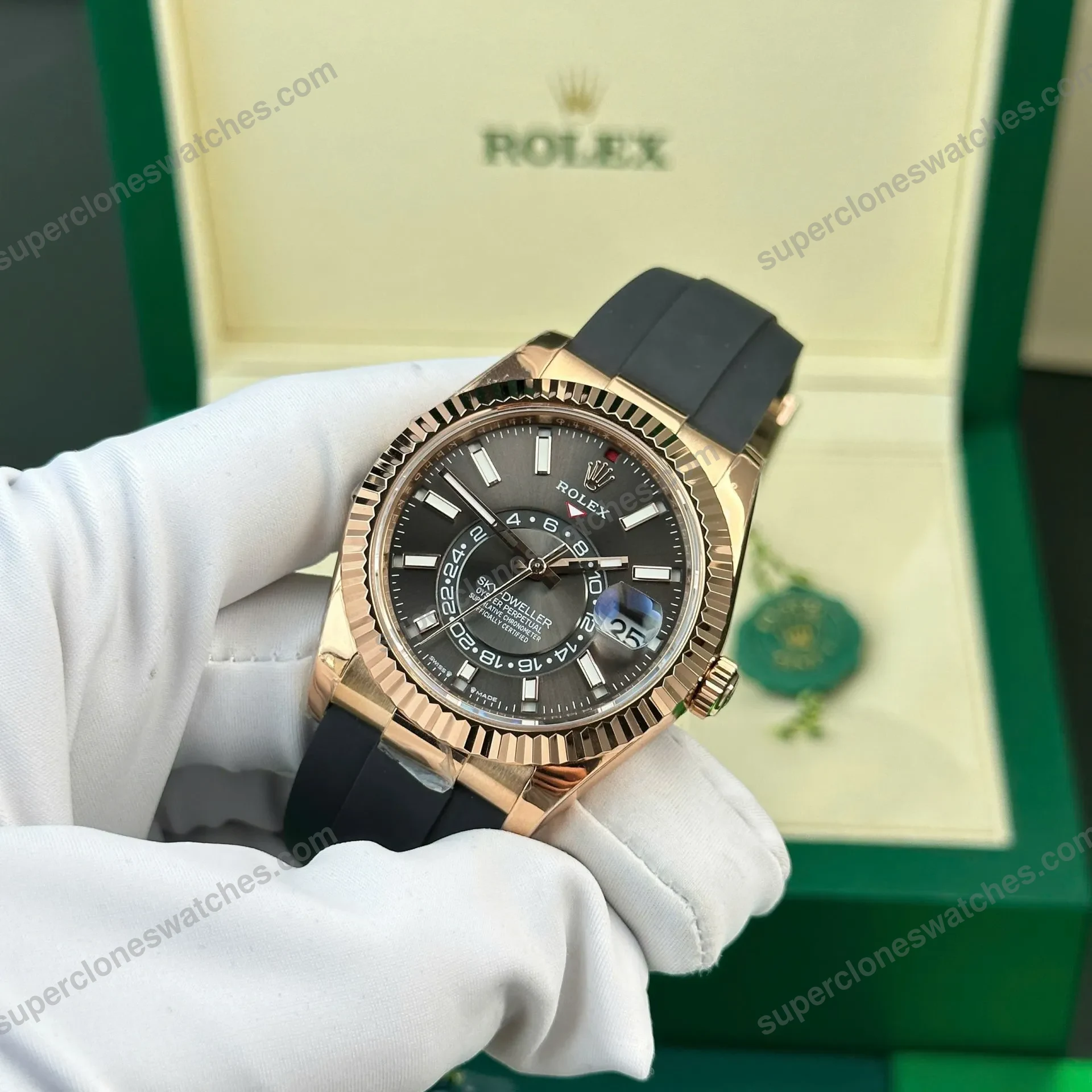Super-Clone-Rolex-Sky-Dweller-Slate-Dial-336235-3