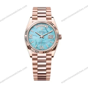Super-Clone-Rolex-Day-Date-Turquoise-Dial-128235-40-mm-1