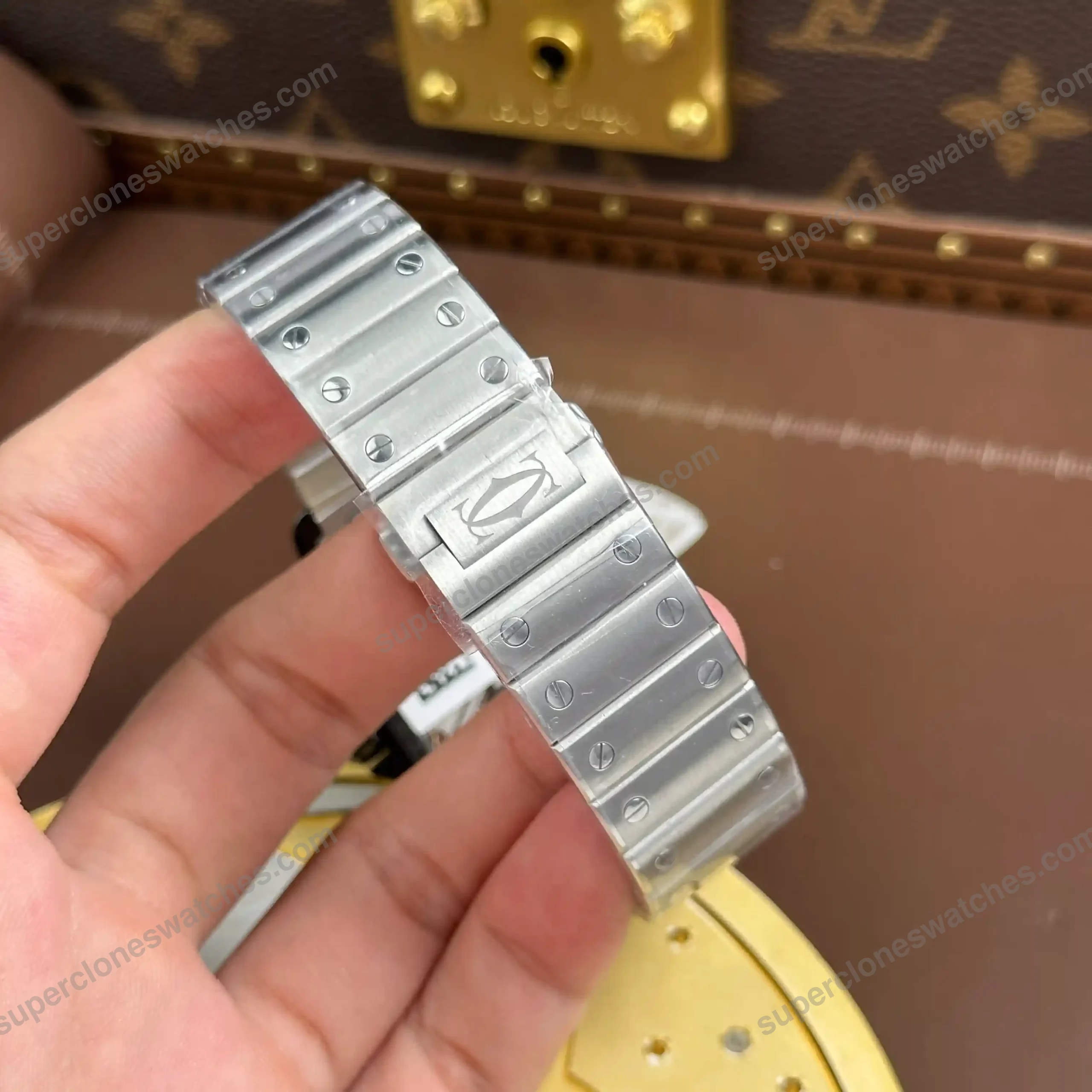 Super-Clone-Cartier-Santos-Large-Skeleton-WHSA0026-39mm-9