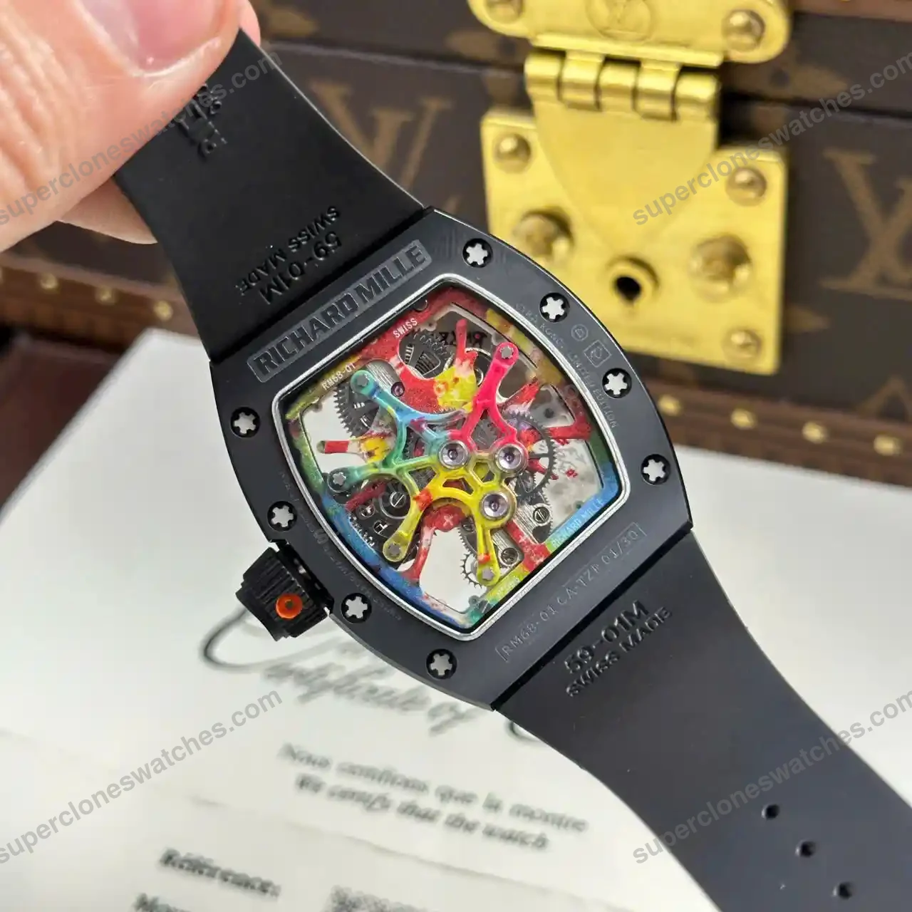 Super-Clone-Richard-Mille-RM-68-01-Richard-Mille-Tourbillon-Cyril-Kongo-Ceramic-9