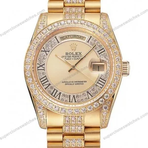 Super-Clone-Rolex-Day-Date-Gold-Dial-1453954-37-mm-1
