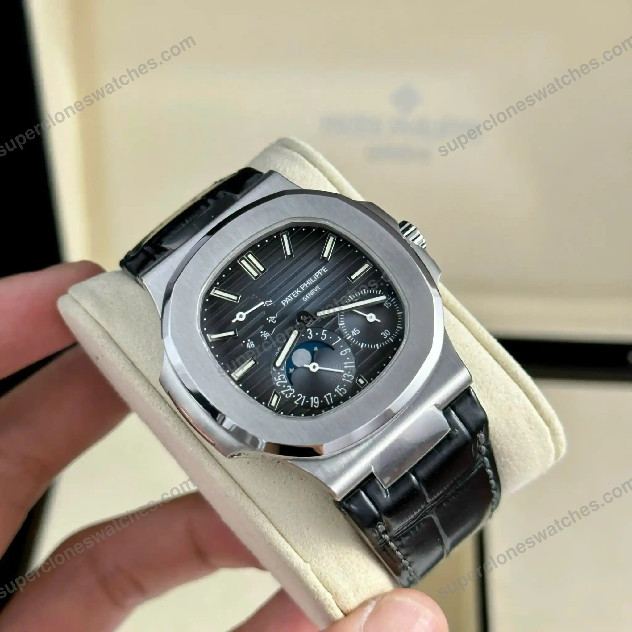Super-Clone-Patek-Philippe-Nautilus-57121A-–-001-Blue-Dial-V3-3