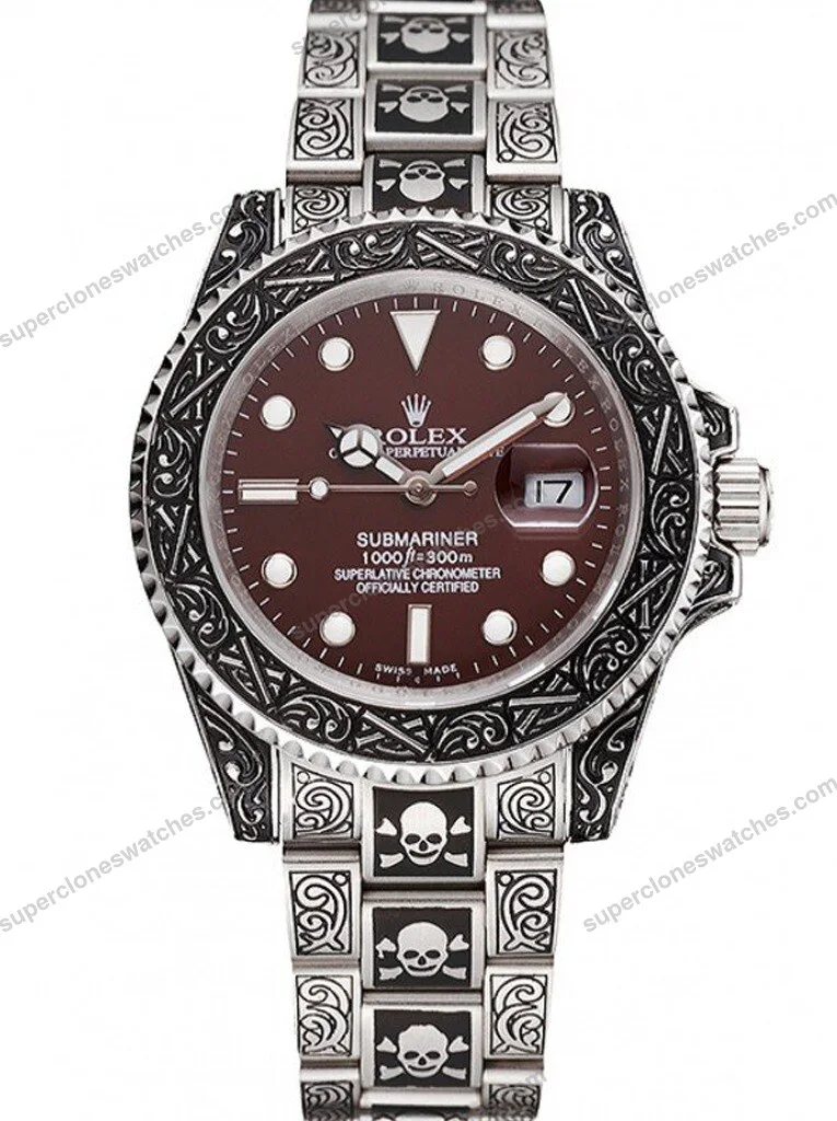 Super-Clone-Rolex-Submariner-Brown-Dial-1454078-1