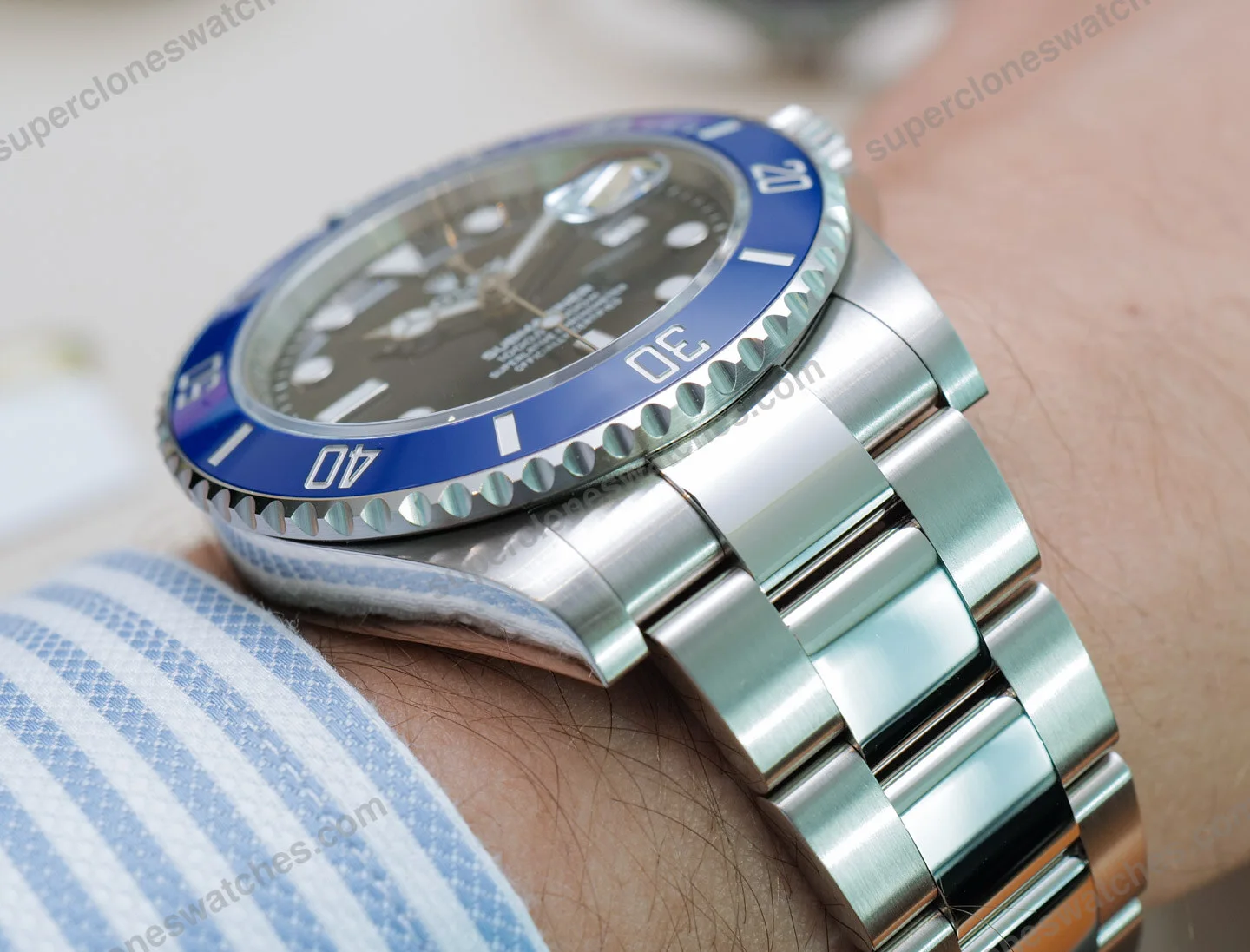 Super-Clone-Rolex-Submariner-Cookie-Monster-Black-Dial-126619LB-2