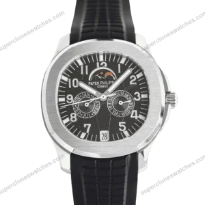 Super-Clone-Patek-Philippe-Aquanaut-5261A-Moonphase-Black-40mm-1