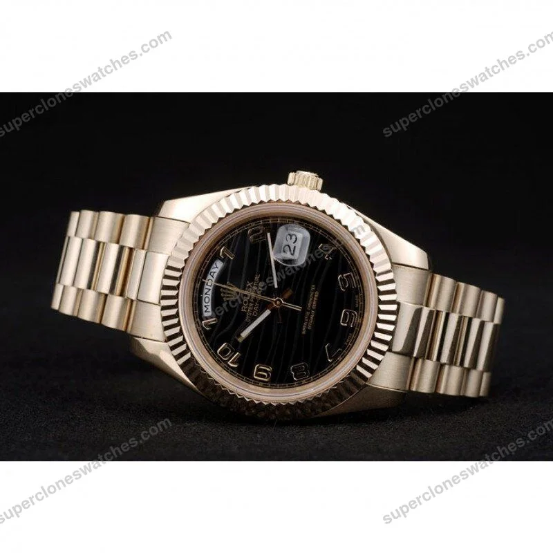 Super-Clone-Rolex-Day-Date-Black-Dial-41998-40-mm-5