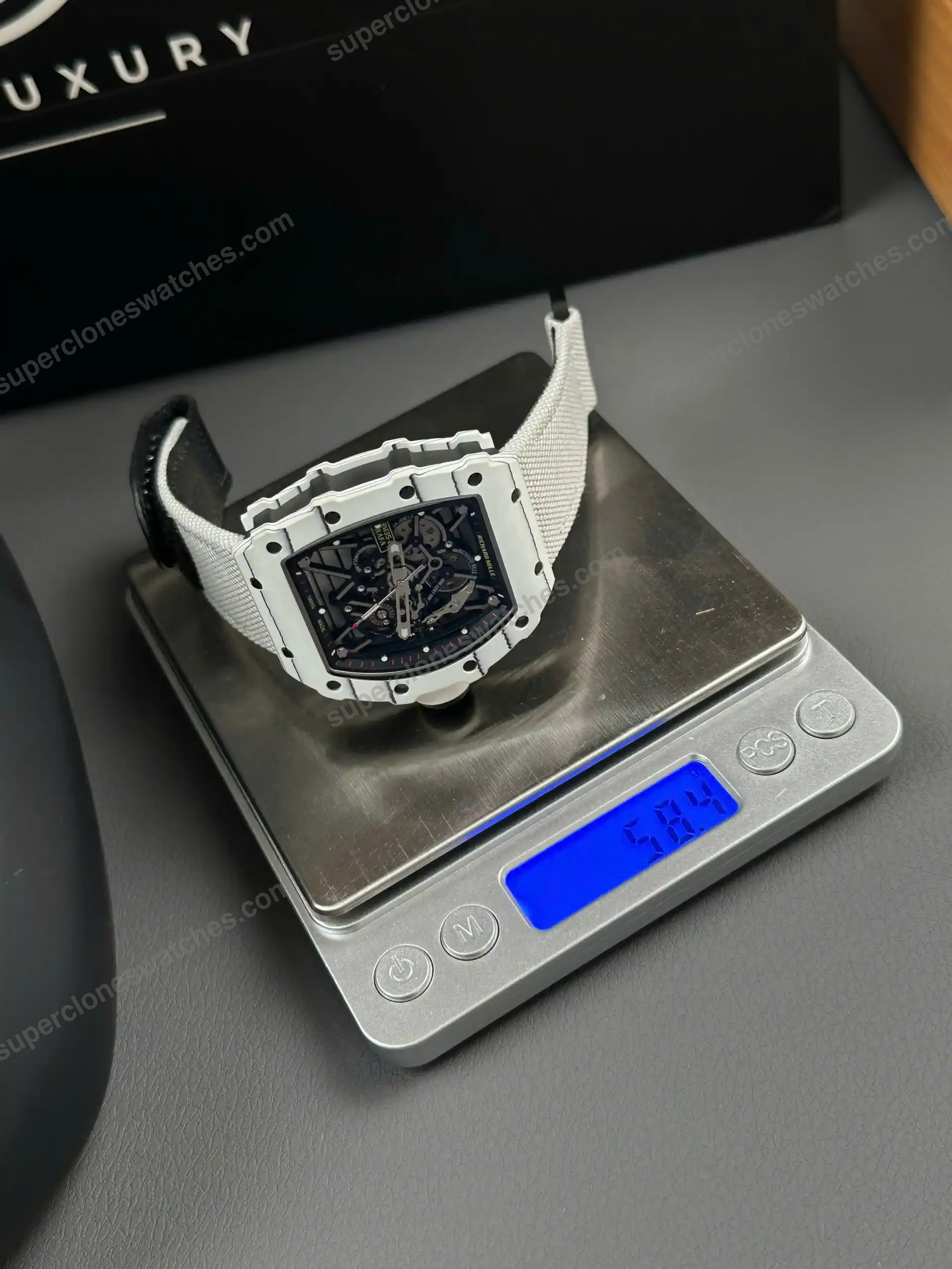 Super-Clone-Richard-Mille-RM-35-01-RICHARD-MILLE-Rafa-White-Cacbon-NTPT-42mm-2