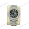 Super-Clone-Patek-Philippe-Nautilus-57121A-40mm-Blue-Dial-Full-Moissanite-Hongk-1