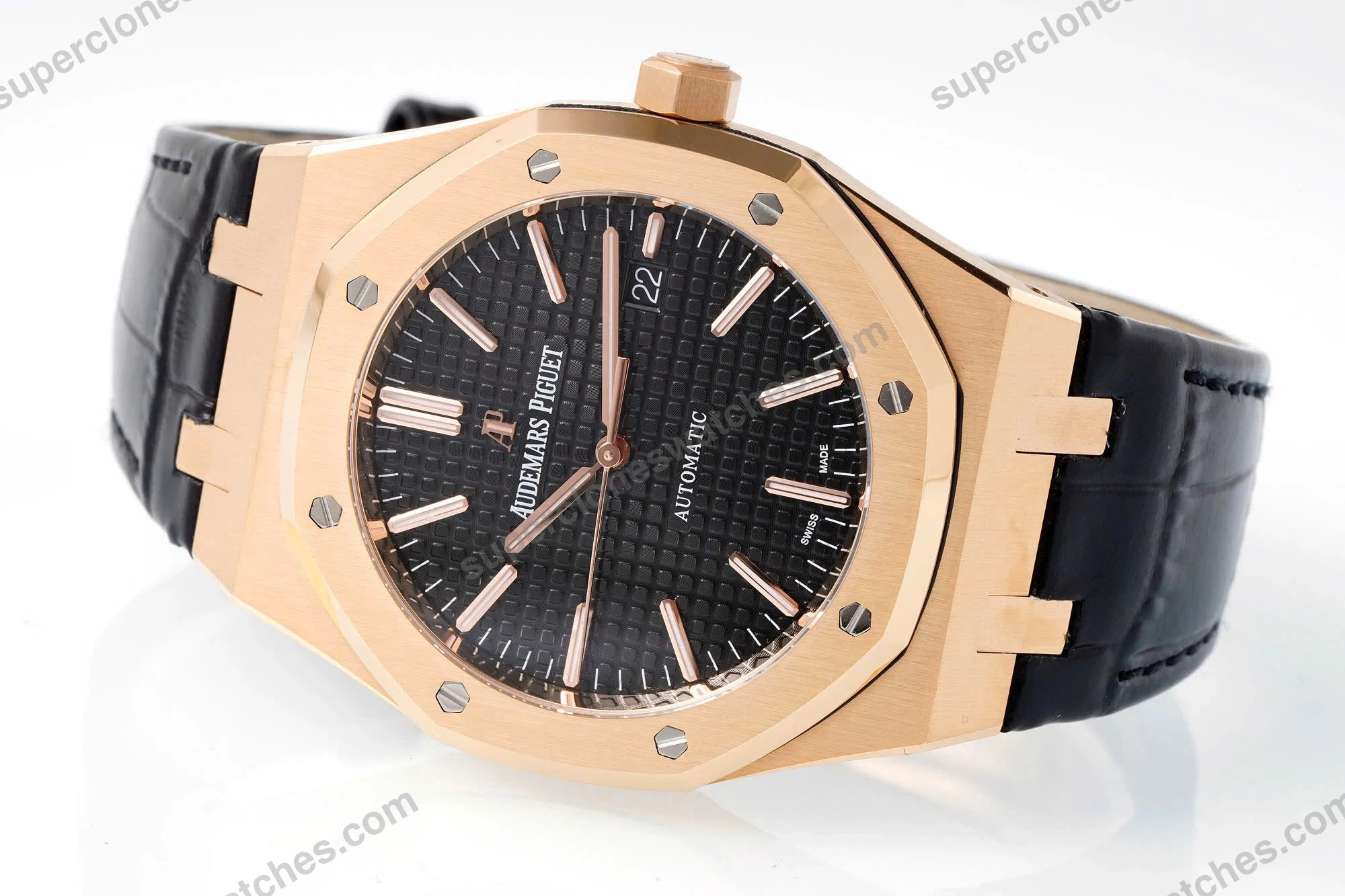 Super-Clone-Audemars-Piguet-Royal-Oak-Selfwinding-15400OR-41mm-Rose-Gold-Steel-6