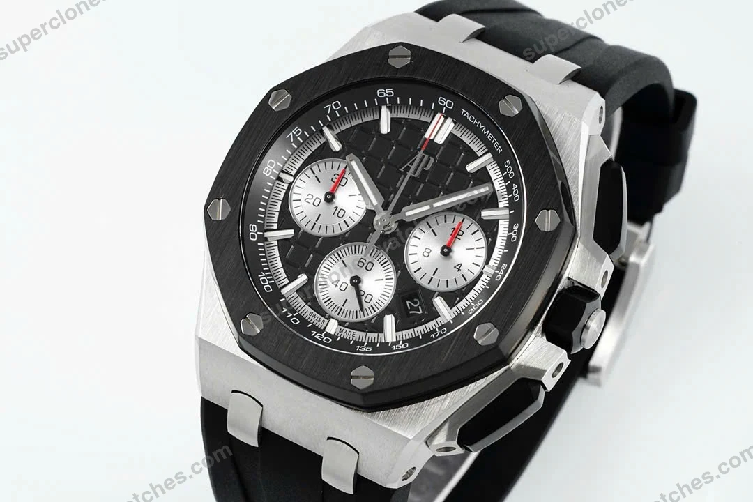 Super-Clone-Audemars-Piguet-Royal-Oak-Offshore-Steel-26420ST-42mm-Black-Dial-8-3