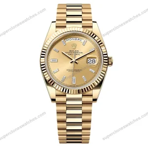 Super-Clone-Rolex-Day-Date-Champagne-Diamond-Dial-228238-0005-40-mm-1