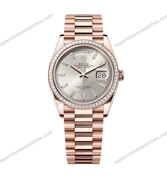 Super-Clone-Rolex-Day-Date-Silver-Dial-128395tbr-0030-36-mm-1