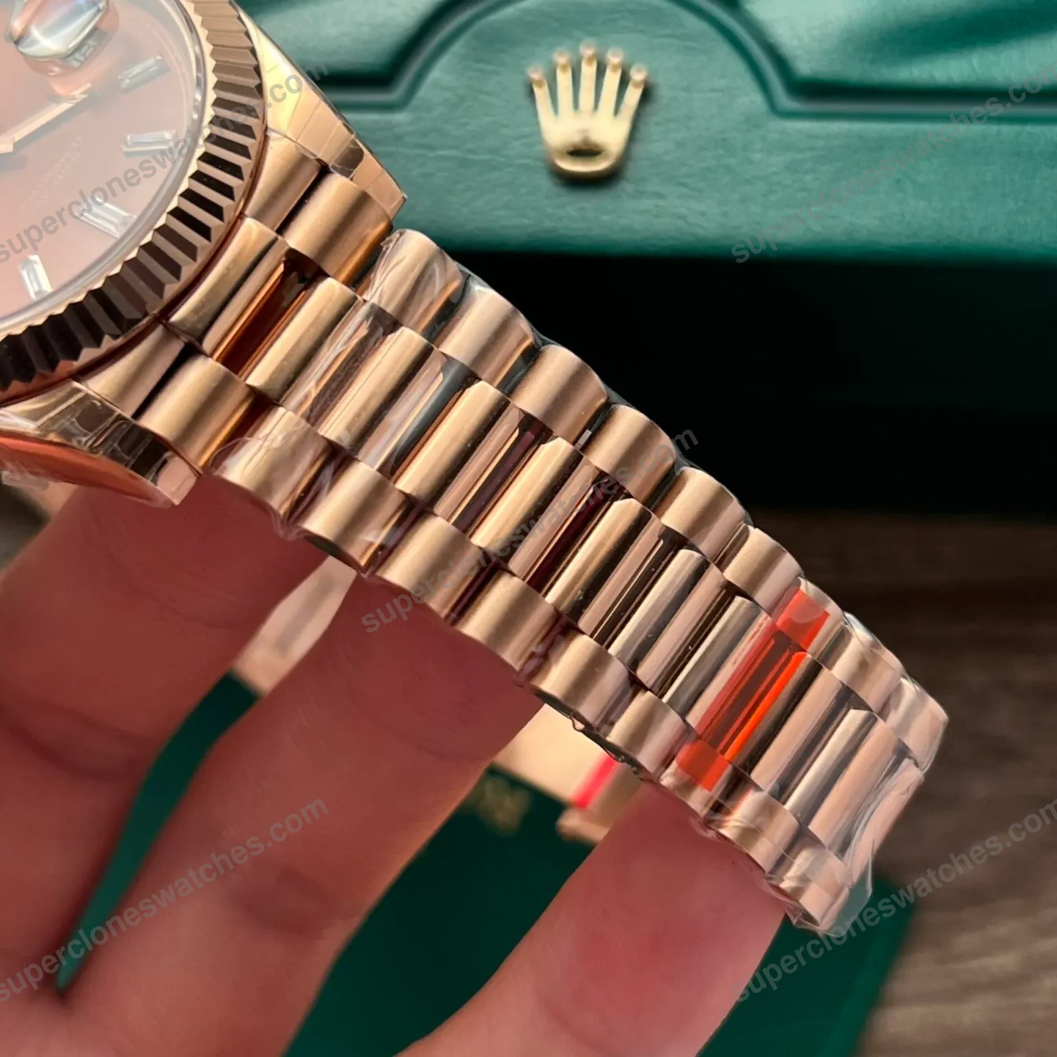 Super-Clone-Rolex-Day-Date-Chocolate-Diamond-Dial-228235-0003-40-mm-3