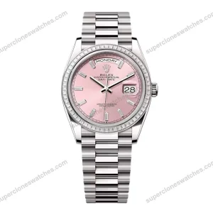Super-Clone-Rolex-Day-Date-Pink-Diamond-Dial-128399tbr-0029-36-mm-1