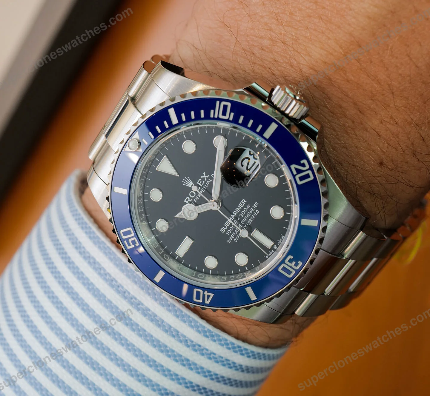Super-Clone-Rolex-Submariner-Cookie-Monster-Black-Dial-126619LB-8
