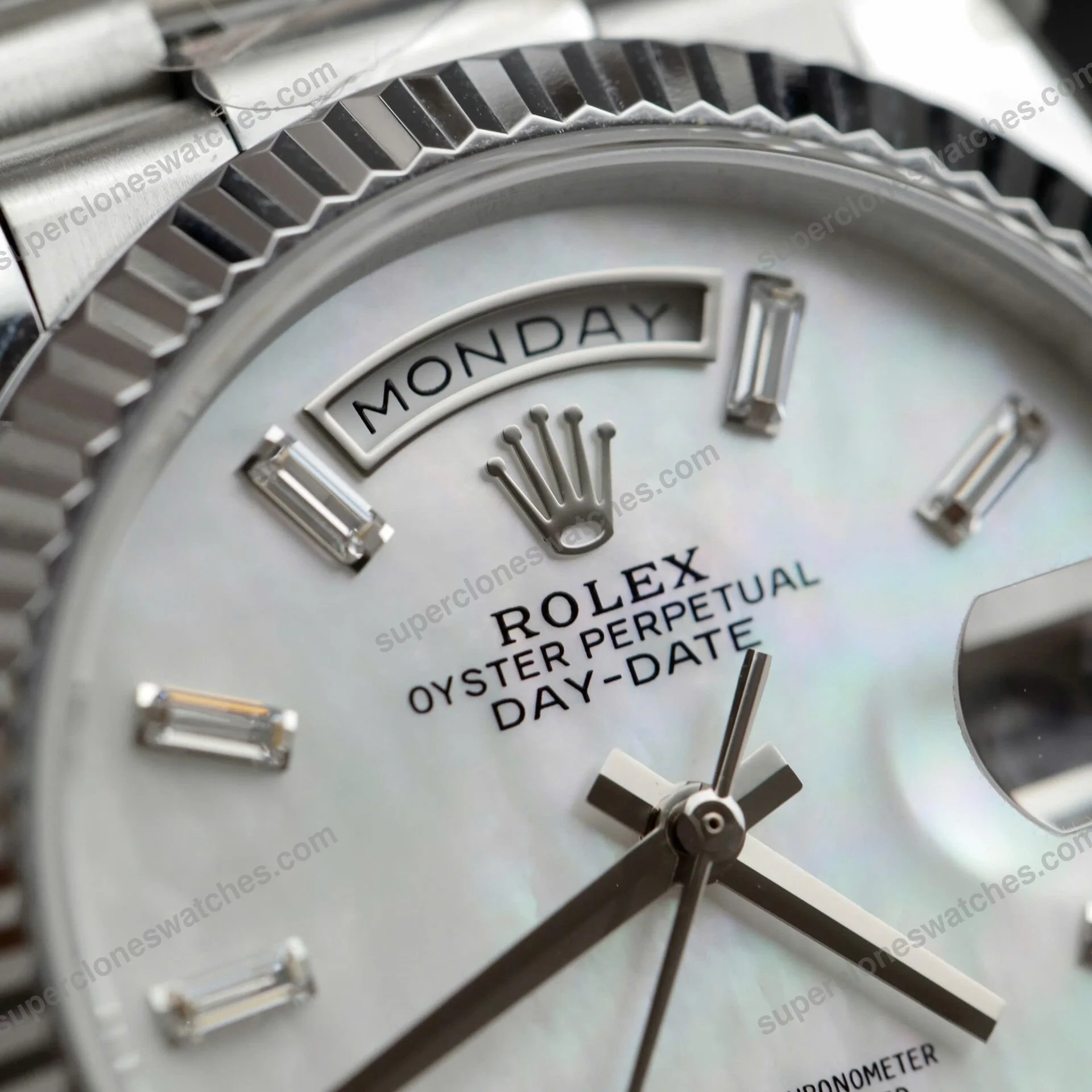 Super-Clone-Rolex-Day-Date-White-Mother-of-Pearl-Diamond-Dial-128236-0021-36-mm-6