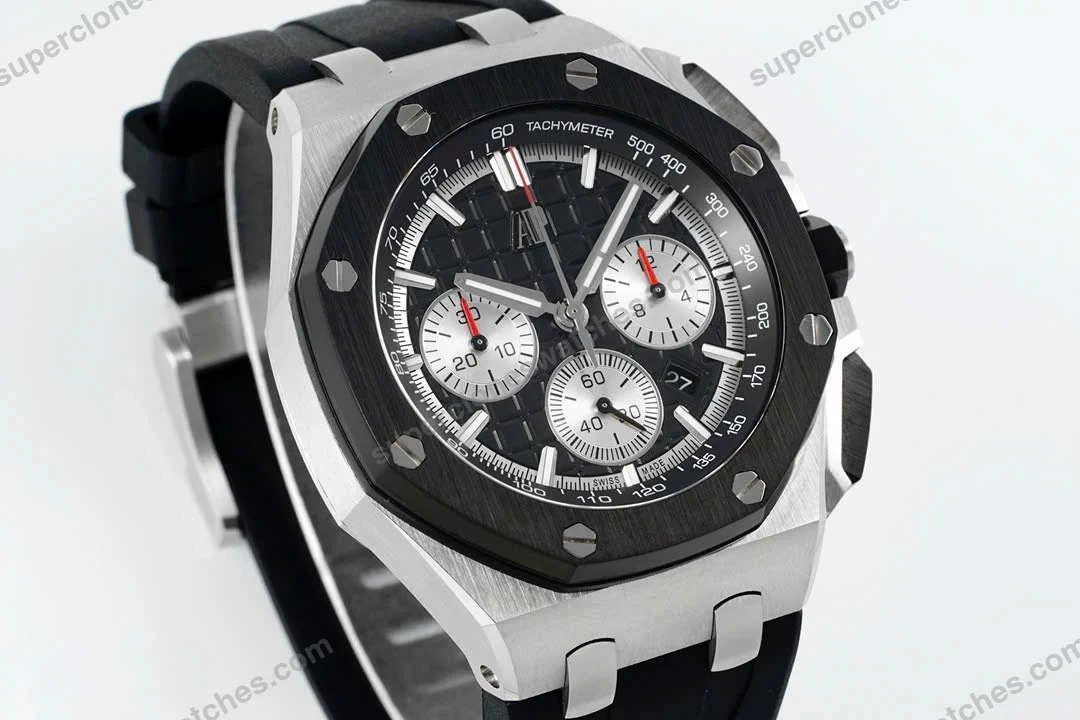 Super-Clone-Audemars-Piguet-Royal-Oak-Offshore-Steel-26420ST-42mm-Black-Dial-8-2