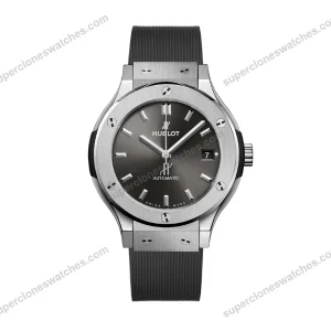 Super-Clone-Hublot-Classic-Fusion-Titanium-38mm-Gray-Dial-Unisex-Size-1